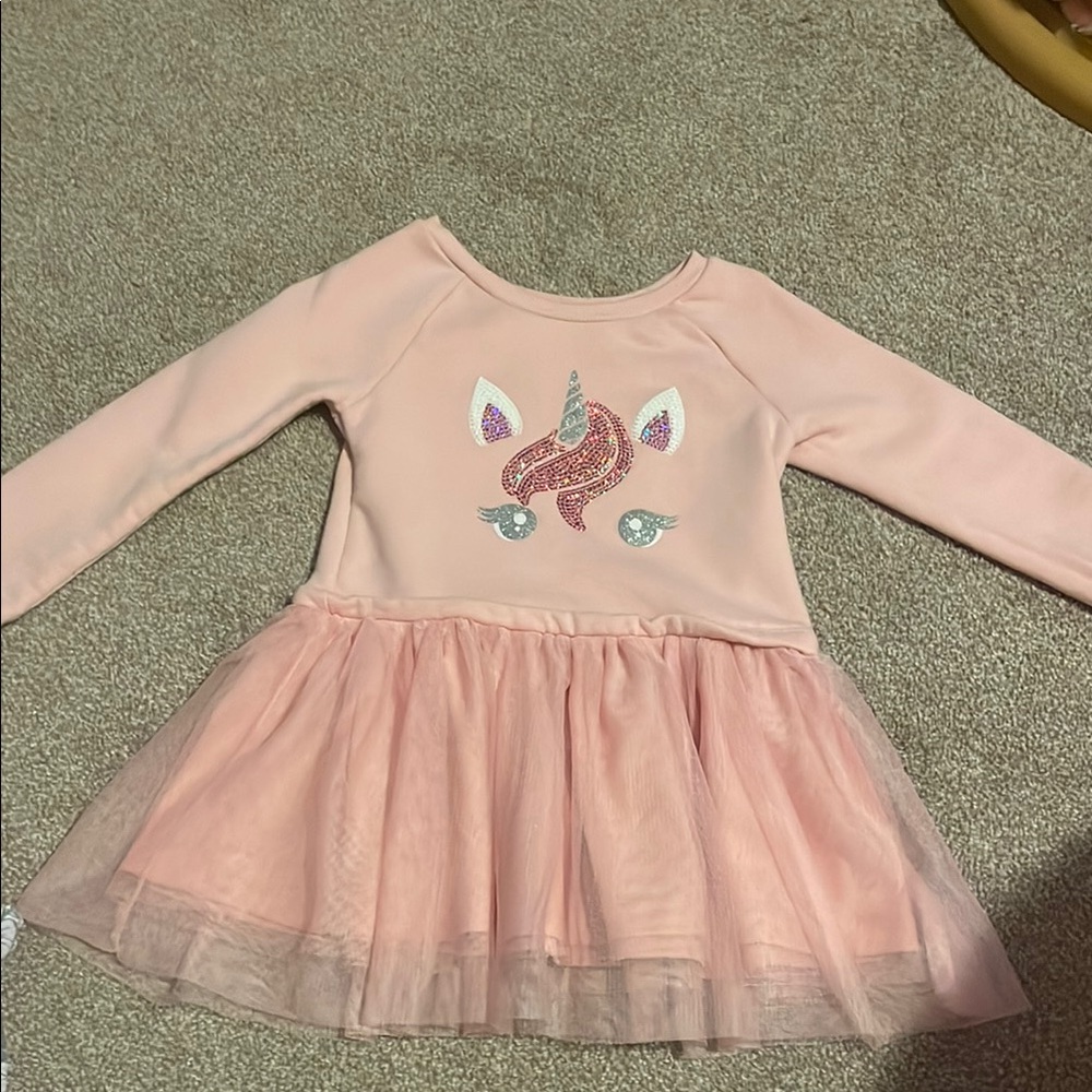 Pink Unicorn Kids Costume Dress